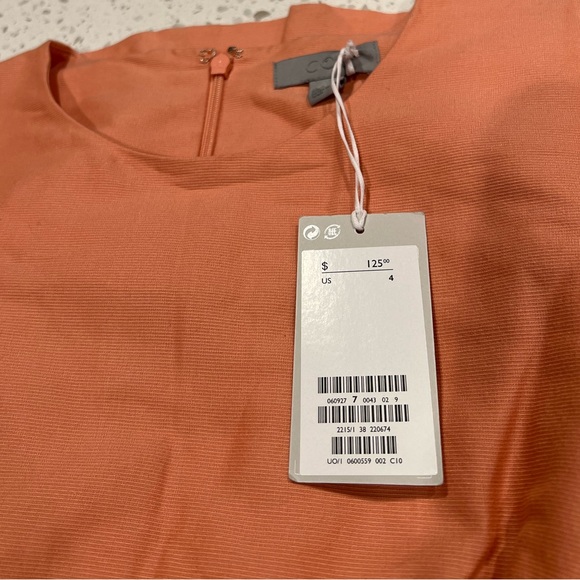 NWT COS Light Orange Dress - Picture 5 of 8